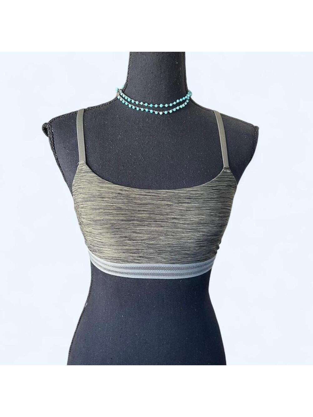 Victoria’s Secret Y2K Fairycore Grunge Heathered Crop Cami Tank Top Small 💚